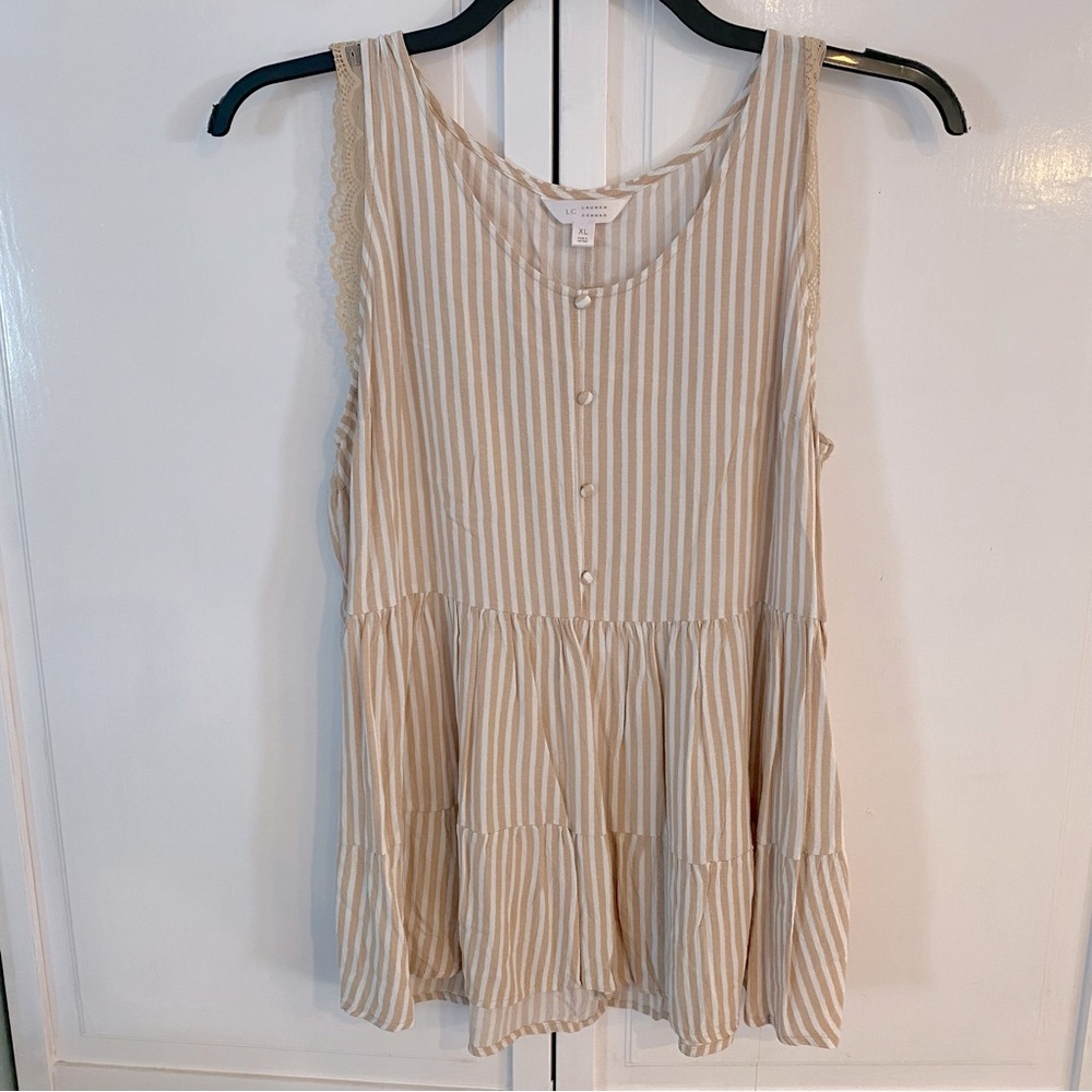 Lauren Conrad sleeveless blouse